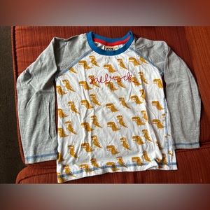 Salt rock Boys Size 5/6 Long Sleeve Shirt With Dinosaurs